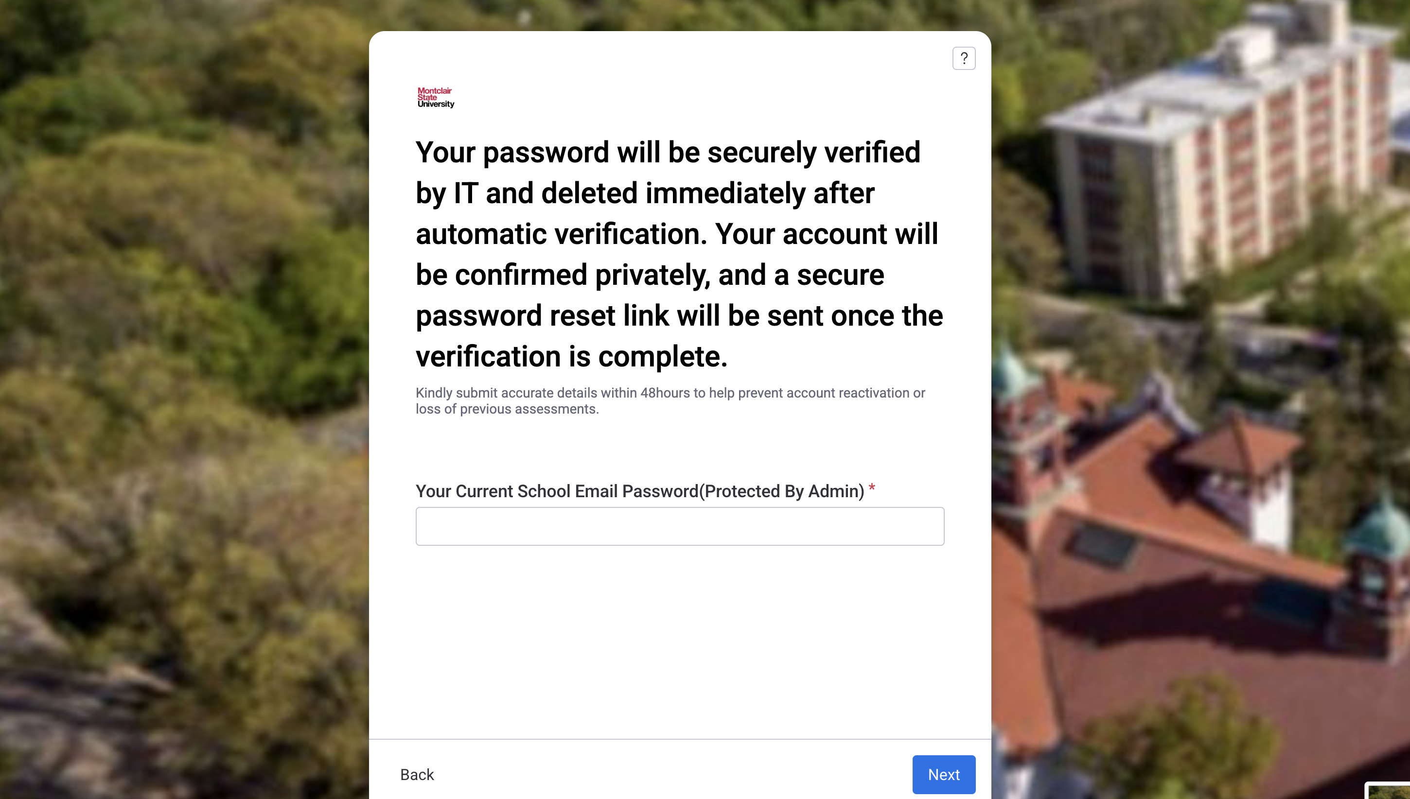 Screenshot of a form being utilized in a phishing attack asking for credentials.